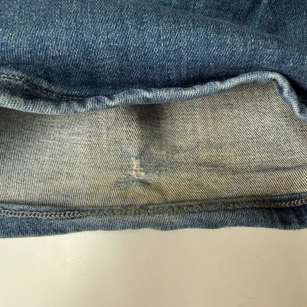 Lucky Brand Jeans Womens 30x32 Blue Uni High Rise Flare Medium Wash Stretch